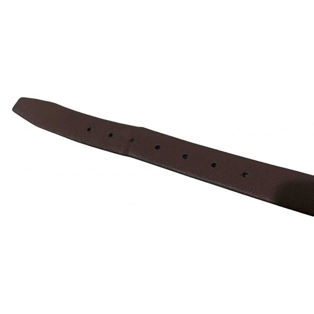Calvin Klein CK Reversible Leather Sz 38 Belt Black Brown Brushed Nickel